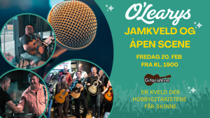 Jamkveld og åpen scene 20.feb 2026